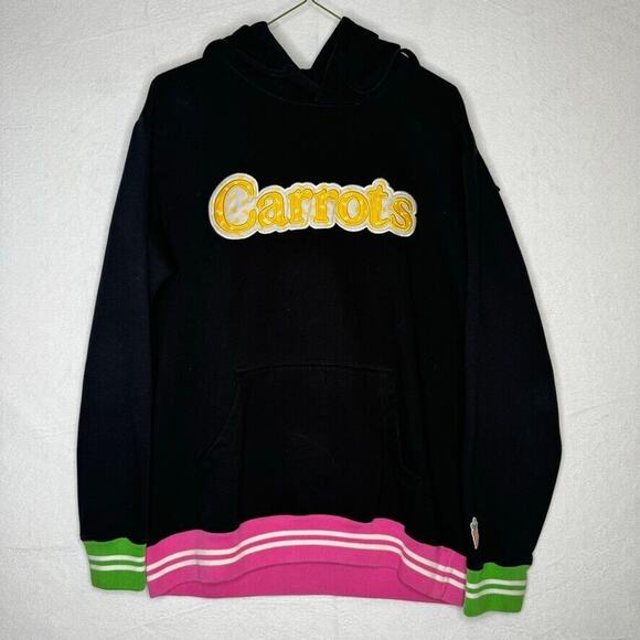 🥕 Anwar Carrots X Brisk Collab RARE Limited Hoodie Medium Black - Picture 1 of 12